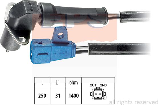 MDR EPS-1953 006 - Датчик импульсов, коленвал autosila-amz.com