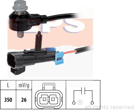 MDR EPS-1957 093 - Датчик детонации autosila-amz.com