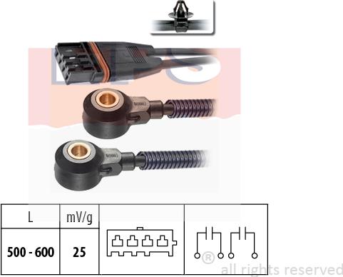 MDR EPS-1957 193 - Датчик детонации autosila-amz.com