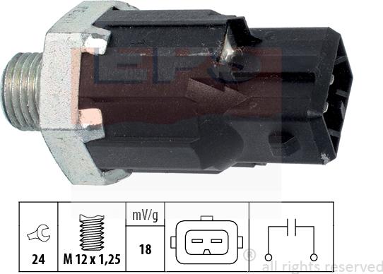 MDR EPS-1957 224 - Датчик детонации autosila-amz.com
