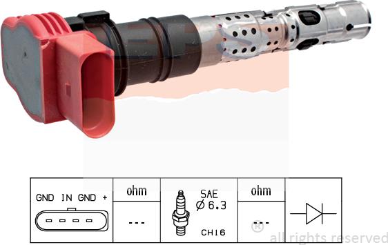 MDR EPS-1970 433 - Катушка зажигания autosila-amz.com