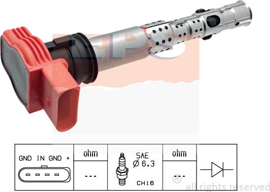 MDR EPS-1970 427 - Катушка зажигания autosila-amz.com