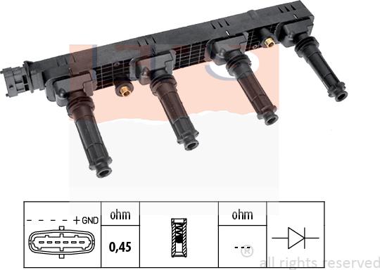 MDR EPS-1970 507 - Катушка зажигания autosila-amz.com