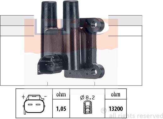 MDR EPS-1970 584 - Катушка зажигания autosila-amz.com