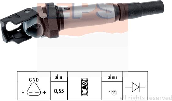 MDR EPS-1970 607 - Катушка зажигания autosila-amz.com