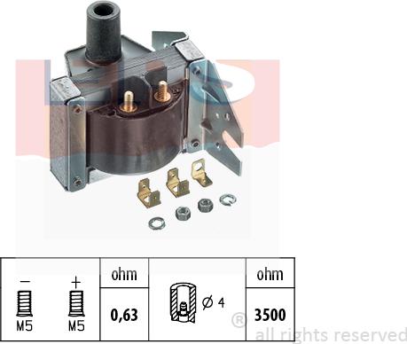 MDR EPS-1970 125 - Катушка зажигания autosila-amz.com