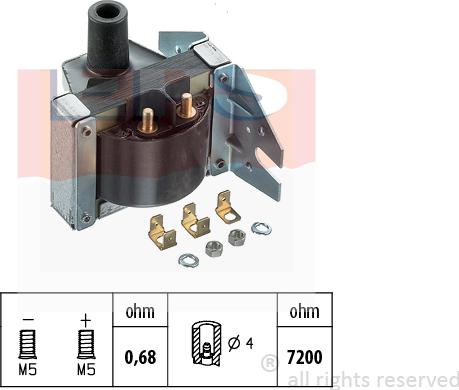 MDR EPS-1970 126 - Катушка зажигания autosila-amz.com