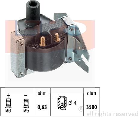 MDR EPS-1970 127 - Катушка зажигания autosila-amz.com