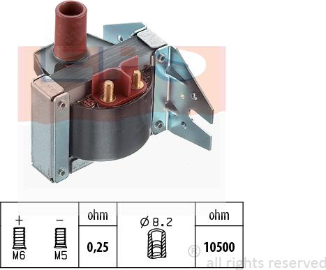 MDR EPS-1970 179 - Катушка зажигания autosila-amz.com