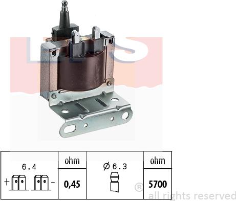 MDR EPS-1970 341 - Катушка зажигания autosila-amz.com