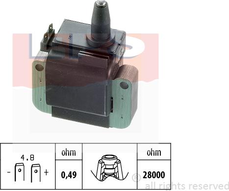 MDR EPS-1970 347 - Катушка зажигания autosila-amz.com