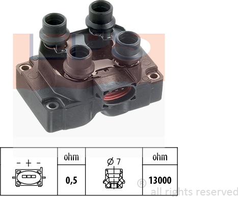 MDR EPS-1970 363 - Катушка зажигания autosila-amz.com