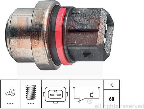 MDR EPS-1840 075 - Датчик, температура охлаждающей жидкости autosila-amz.com