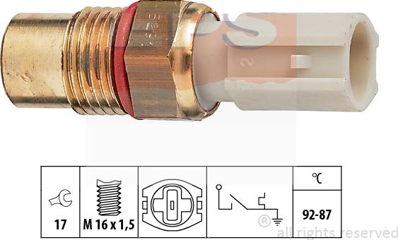 MDR EPS-1850 291 - Термовыключатель, вентилятор радиатора / кондиционера autosila-amz.com