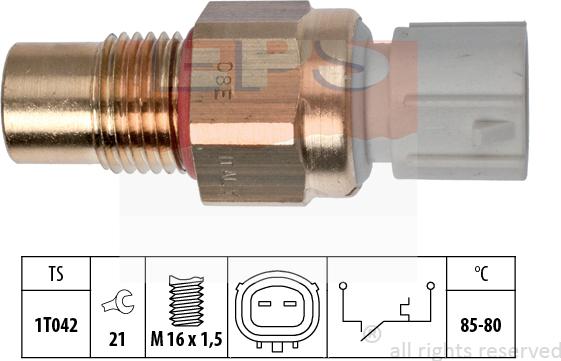 MDR EPS-1850 246 - Термовыключатель, вентилятор радиатора / кондиционера autosila-amz.com