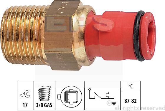 MDR EPS-1850 259 - Термовыключатель, вентилятор радиатора / кондиционера autosila-amz.com