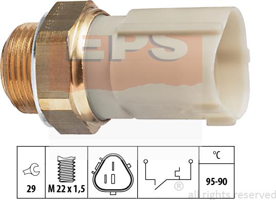 MDR EPS-1850 262 - Термовыключатель, вентилятор радиатора / кондиционера autosila-amz.com