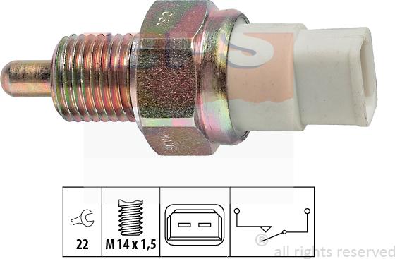 MDR EPS-1860 042 - Датчик, переключатель, фара заднего хода autosila-amz.com