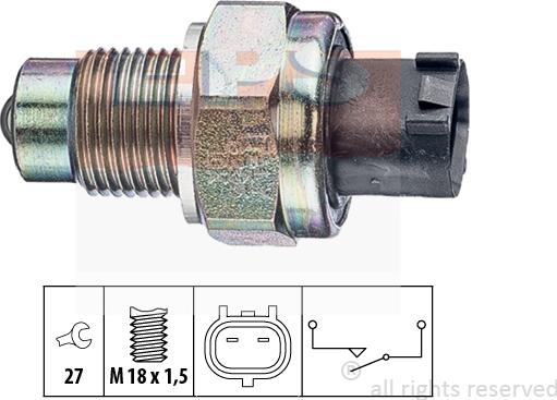 MDR EPS-1860 295 - Датчик, переключатель, фара заднего хода autosila-amz.com