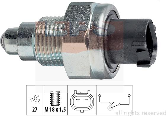 MDR EPS-1860 246 - Датчик, переключатель, фара заднего хода autosila-amz.com