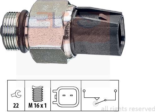 MDR EPS-1860 267 - Датчик, переключатель, фара заднего хода autosila-amz.com