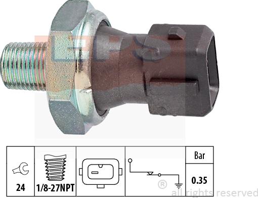 MDR EPS-1800 091 - Датчик, давление масла autosila-amz.com