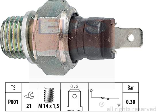 MDR EPS-1800 000 - Датчик, давление масла autosila-amz.com