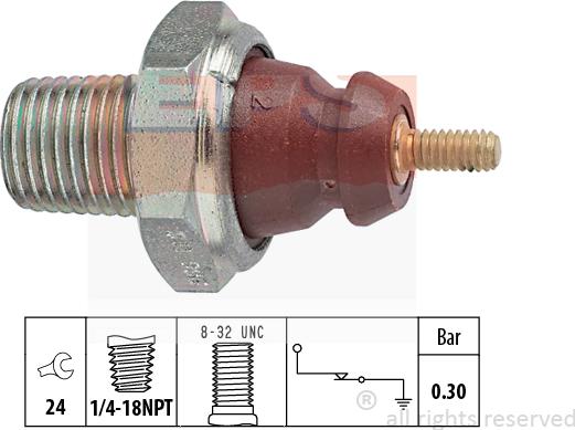 MDR EPS-1800 011 - Датчик, давление масла autosila-amz.com