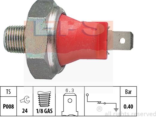 MDR EPS-1800 017 - Датчик, давление масла autosila-amz.com