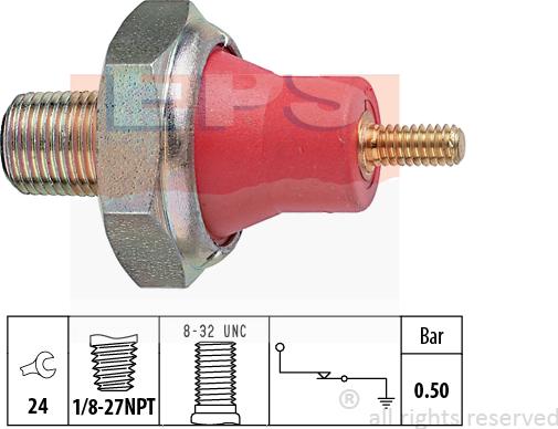 MDR EPS-1800 031 - Датчик, давление масла autosila-amz.com