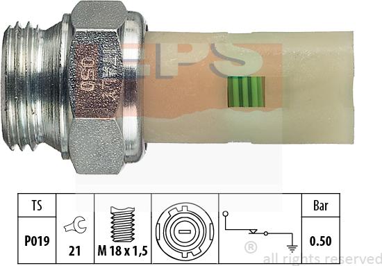 MDR EPS-1800 075 - Датчик, давление масла autosila-amz.com