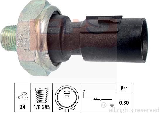 MDR EPS-1800 195 - Датчик, давление масла autosila-amz.com