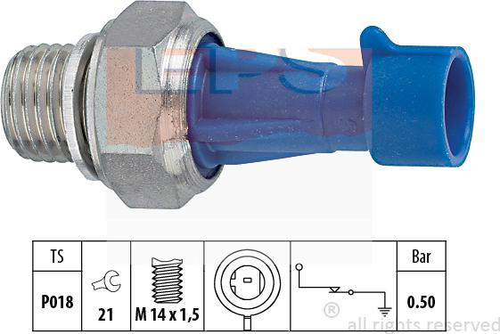 MDR EPS-1800 143 - Датчик, давление масла autosila-amz.com