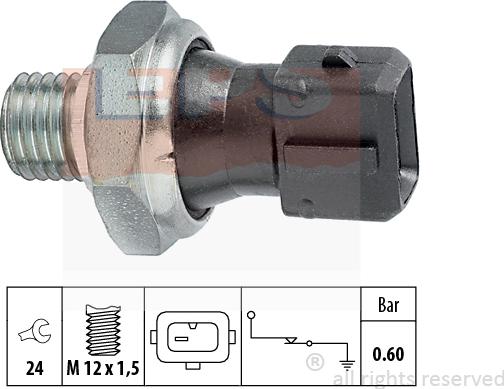 MDR EPS-1800 164 - Датчик, давление масла autosila-amz.com