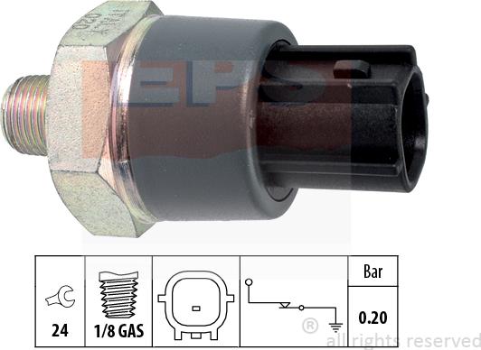 MDR EPS-1800 166 - Датчик, давление масла autosila-amz.com