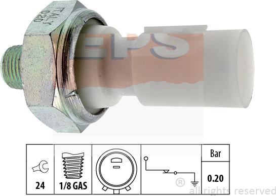 MDR EPS-1800 182 - Датчик, давление масла autosila-amz.com