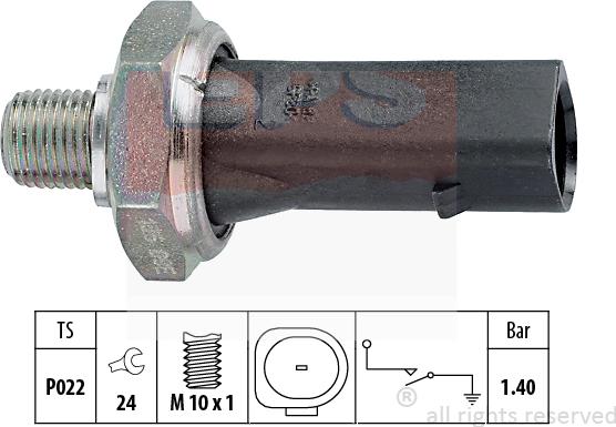 MDR EPS-1800 135 - Датчик, давление масла autosila-amz.com