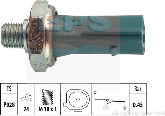 MDR EPS-1800 174 - Датчик, давление масла autosila-amz.com