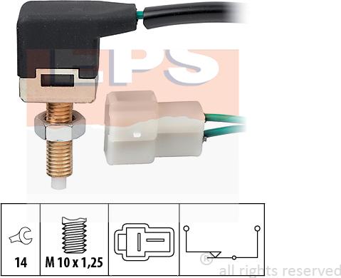 MDR EPS-1810 057 - Выключатель фонаря сигнала торможения autosila-amz.com