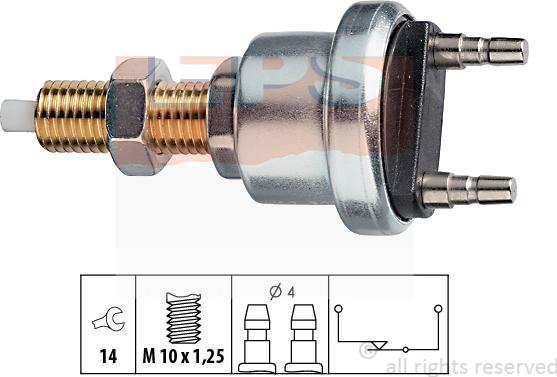 MDR EPS-1810 006 - Выключатель фонаря сигнала торможения autosila-amz.com