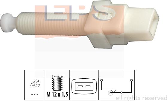 MDR EPS-1810 015 - Выключатель фонаря сигнала торможения autosila-amz.com