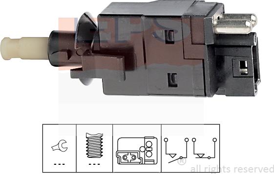 MDR EPS-1810 088 - Выключатель фонаря сигнала торможения autosila-amz.com