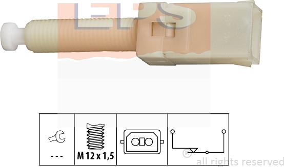 MDR EPS-1810 087 - Выключатель фонаря сигнала торможения autosila-amz.com