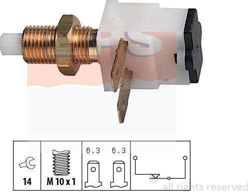 MDR EPS-1810 020 - Выключатель фонаря сигнала торможения autosila-amz.com