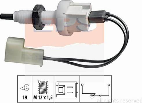 MDR EPS-1810 076 - Выключатель фонаря сигнала торможения autosila-amz.com