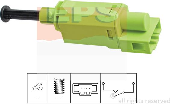 MDR EPS-1810 198 - Выключатель, привод сцепления (управление двигателем) autosila-amz.com