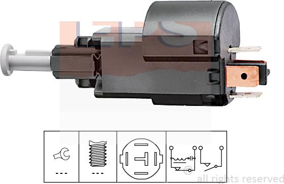 MDR EPS-1810 156 - Выключатель фонаря сигнала торможения autosila-amz.com