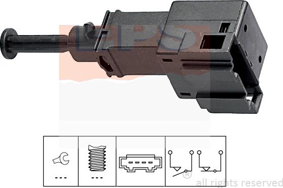 MDR EPS-1810 151 - Выключатель фонаря сигнала торможения autosila-amz.com