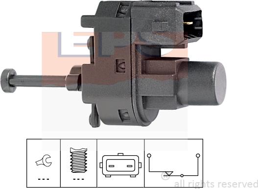 MDR EPS-1810 111 - Выключатель фонаря сигнала торможения autosila-amz.com