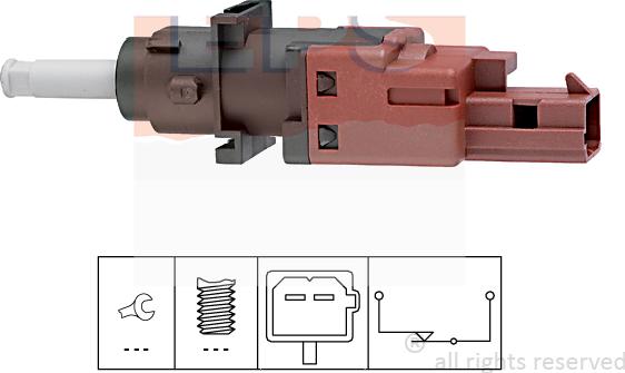 MDR EPS-1810 170 - Выключатель, привод сцепления (управление двигателем) autosila-amz.com